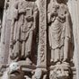 saint Jean l'évangéliste et saint Pierre.