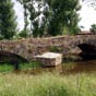 Nous arrivons à Astorga en empruntant ce vieux pont romain... . 