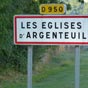 Notre pérégrination après notre départ d'Aulnay est de 11 kilomètres pour atteindre Les Eglises d'Argenteuil!