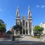 Aviles: L'église Santo Tomas de Canterbury située Plaza del Carbayo