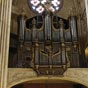 Le grand orgue : Le premier orgue de la cathédrale est installé en 1488 par Dominique Castelbon, réparé par Amadis vers 1580-1590. Il se trouvait au-dessus des deux portes de la sacristie; Monseigneur de Beauvau fit construire une arche au-dessus de la porte ouest pour recevoir un nouveau buffet dans lequel sera intégrée une partie de l'instrument précédent en 1705. En 1725, François Lépine restaure l'orgue et le dote du positif de dos actuel.
