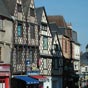 Le vieux Bourges : le charme des maisons à pans de bois.
