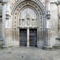 L'entrée de l'église Sainte Radegonde