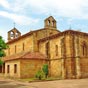 Villaviciosa: L'église Santa-Maria facade est