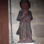 Un pèlerin en l'église de Miradoux...