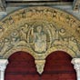Sur le tympan de l'église Saint-André, sont représentés saint Matthieu (en jeune homme), saint Marc (en lion), saint Luc (en taureau) et saint Jean (en aigle).