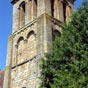 Saint-Pierre-les-Etieux : Détail de l'église romane.