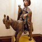 Astorga (Espagne), musée des chemins : La représentation de saint Jacques à cheval en Pèlerin est rare (XVIIIème s.).  