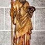 Le Puy, Cathédrale Notre-Dame-de-l'Annonciation : statue de saint-jacques tenant son bourdon, LP.
