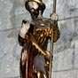 Marsat (Puy-de-Dôme), église Notre-Dame : statue en bois doré.