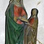 Le Veurdre : En l'église Saint-Hippolyte, statue de sainte Anne (XVIe).
