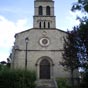 Cardaillac: La façade de l'église Saint-Julien