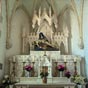 La Châtre : Autel situé dans une chapelle latérale de l'église Saint-Germain. Il était l'autel paroissial.