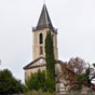  Boisseron: L'église saint-Jean-Baptiste -  À l'époque médiévale, Trencavel, vicomte d'Albi, avait construit un château à l'emplacement de cette église.