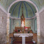 L'intérieur de la chapelle de la Bastide.