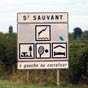 Le parcours proposé passe par Saint Sauvant.... 