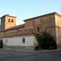Villamoros de Mansilla que nous atteignons 1h aptrès notre départ de Mansilla (4km): l'iglesia de San Esteban