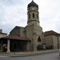 Église paroissiale dédiée à Saint Ferréol et à Saint Etienne (XVIIIIè s.): servait autant aux bénédictins (jusqu’en 1774) qu’à la paroisse (tour octogonale à bulbe).