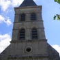 Saint Révérien : Le clocher de l'église.