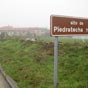 Le col de Piedratecha (796m) est atteint après 1h35 (6,3 km) de marche au départ de Tineo...Le brouillard y est fréquent!