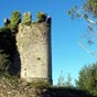 La tour de Sarria qui substiste de l'ancienne forteressedes seigneurs de Sarria y Lemos, du XIIIe siècle démantelée en 1467