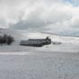 Via Podiensis - Étape Nasbinals - Saint Chély d'Aubrac (16,6 km)::Une bienveillante solitude engendrée par ce paysage neigeux!